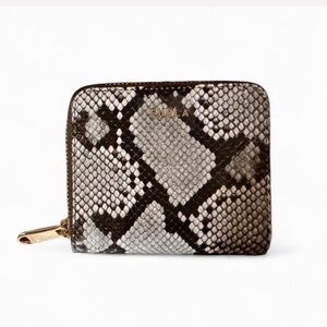 Furla Snake Print Zip Around Wallet - *NWOT*